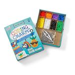 Learning Resources Coding Charms, 15 Science Experiments, Coding for Kids Ages 8-12, Activity Book, Colourful Fuse Bead Patterns, Kids Coding, Fuse Bead Kit 18 Designs and 16 Key Chains