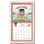 Lang Perfect Timing - Lang Contemporary White Calendar Frame, 15 x 25.25 Inches (1016014)