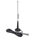 UAYESOK CB Antenna 27MHz Magnetic Mount Base Aerial Mobile Radio Antenna 13.7in with Coaxial Cable RG-58U 4M BNC for President Midland Cobra Uniden Anytone Portable Handheld Car Radio Scanner Kit