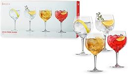 Spiegelau Special Gin and Tonic Glasses Set of 4 - European-Made Crystal, Modern Cocktail Glassware, Dishwasher Safe, Professional Quality Cocktail Glass Gift Set - 21 oz