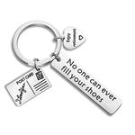 WUSUANED Mail Carrier Retirement Keychain No One Can Ever Fill Your Shoes Enjoy Retirement Gift for Mail Carrier Postal Worker (Mail carrier retirement keychain)