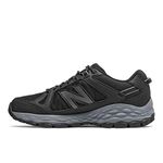 New Balance Men's 13501 Fresh Foam Walking Shoe, Black/Lead, 8 UK