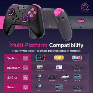 EasySMX X05 Wireless PC Game Controller – Bluetooth, RGB, Hall Joysticks