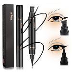 Eyeliner Stamp,Winged Eyeliner Stamp,Wing Cat Eye Stamp, Long Lasting Liquid Eye Liner, Waterproof Smudgeproof Makeup,Black Eyeliner Pen Winged Eyeliner Pencil (Wing Eyeliner Stamp)