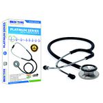 MEDITIVE SS Stainless Steel Acoustic Stethoscope (Black Colour)