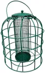 Garden Guru Squirrel Proof Bird Feeder – Outdoor Caged Mesh Seed Peanut Hanging Bird Feeder for Small Wild Birds – Premium Coated Steel & Metal Seed Guard - Chew Proof, Weather Resistant