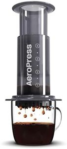 Aeropress Original Coffee and Espresso Maker, Barista Level Portable Coffee Maker with Chamber, Plunger, and Filters, Quick Coffee and Espresso Maker, Made in USA