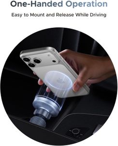 UGREEN MagFlow 25W Wireless Car Charger – Fast Magnetic Charging Mount