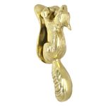 Solid Brass Squirrel Door Knocker