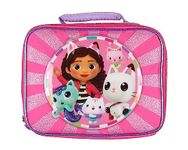 Gabby's Dollhouse Kids Lunch Box Pandy Paws and Kitty Friends Insulated Lunch Bag