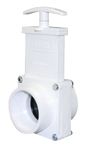 Valterra 6207 PVC Gate Valve, White, 2" FPT