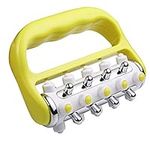 Elfirly Anti Cellulite Massager Fascia Release and Muscle Massage Roller Mini Trigger Point Deep Tissue Myofascial Release Tool Body Massager for Men and Women (Yellow)