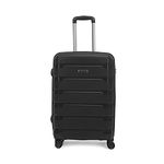 Aristocrat Porto 65 Cms Medium Check-in Polypropylene Harsided 8 Wheels Luggage/Speed_Wheel Suitcase/Trolley Bag - Black