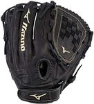 Mizuno GMVP1200PF3 MVP Prime Fastpitch Softball Gloves, 12", Left Hand Throw, Black Tartan Web