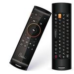 Fly Air Mouse Wireless QWERTY Keyboard Remote Control MeLE F10 Deluxe 2.4GHz Gyro IR Learning Functions For Android TV Box PC