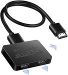 avedio links HDMI Splitter 1 in 3 Out with HDMI Cable, 4K HDMI Splitter 1X3 Mirror Screen, USB Power Splitter 3 Way HDMI Splitter Support 1080P@60Hz, 3D, HDR, 1 Input to 3 displays