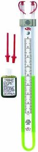Dwyer Flex-Tube Series 1222 U-Tube Manometer, 4-0-4"WC Using Red Gauge Fluid