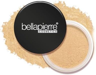Bellapierre Loose Mineral Foundation – Fond de teint minéral en poudre libre | Couvrance Totale SPF 15 | Vegan & Cruelty-Free | Hypoallergénique - 9 Grammes - Cinnamon