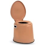 KosmoCare Portable Commode Toilet Stool | Toilet Commode for patients | Indian Commode Stool | Commode Chair | Portable Toilet Seat for Adult, Kids and Handicap People (Beige)