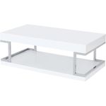 Acme Furniture Aspers Coffee Table, White High Gloss