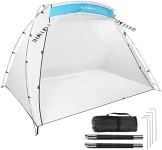 Tilswall Paint Booth, 8.86 x5.91 x5.58 ft Larger Portable Paint Booth Tent with Built-in Floor, Windproof Hooks & Floor Spike, Spray Paint Tent for DIY Project, Furniture Painting, Spray Paint Shelter