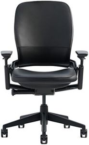 Steelcase Leap Chair, Black Frame & Leather