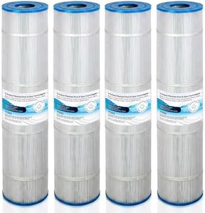 Pool, Spa & Hot Tub Filter Cartridge, Trilobal Media — Replaces Pentair 160332, PCC130, Unicel C-7472, Filbur FC-1978, R173578, Darlly 71251, & More, Compatible with CCP520, 4 Pack