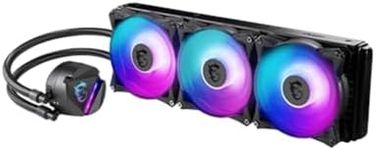 MSI MAG CoreLiquid 360R V2 - AIO ARGB CPU Liquid Cooler - Rotating Cap Design - LGA 1700 Ready - 360mm Radiator - Triple 120mm RGB PWM Fans