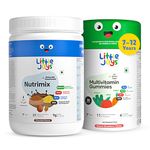 Little Joys Immunity Kit (7-12 years) | Nutrimix 350g & Multivitamin Gummies (30 Day Pack) | Supports Weight, Height, & Immunity