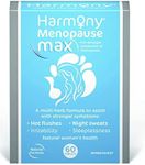 Martin & Pleasance - Harmony Menopause Max, 60 Tablets - Hot Flashes and Night Sweats Supplement - Menopause Relief for Women - Mood Support and Inflammation Supplements - Menstrual Pain Relief