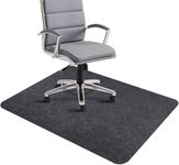 Chair Mat For Hardwood Floor & Tile 47"X35" Office Chair Mat For Rolling Chairs Large Anti-Slip-Recyclable Material Computer Chair Mat Rug For Office/Home Heavy Duty, Easy To Clean, Slip Resistant (1)