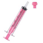 ZHIUGUZILLA 10ml Syringe for Liquid | Liquid Syringe | Plastic Syringes | Syringe with Cap | Pipette Syringe | Syringe with Measurement | Syringe with Catheter Tip -Individual Sealed (No Needle）