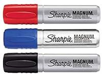 Sharpie Magnum - Blue + Black + Red