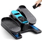 Dripex Under Desk Elliptical Cross Trainer For Home, Electric Leg Exercise Machine For Seniors, Quiet & Portable Seated Pedal Exerciser w/Remote Control, 12 Adjustable Speed (Mint Green)