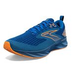 Brooks Men’s Levitate 6 Neutral Running Shoe, Classic Blue/Orange, 10.5