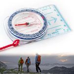 Navigation Compass, Map Compass Explorer Compass for Expedition Map Reading Compass Orienteering Compass Portable Walking Compass Hiking Boy Scout Compass Kid, Hiking Compass Multifunctional