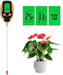 4-in-1 Soil Tester Moisture Meter, 