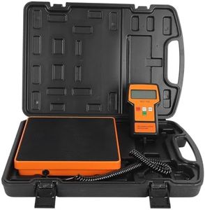 GarveeTech 220 lbs Electronic Digital Refrigerant Charging Weight Scale, High Precision, Compact & Portable, Auto-Shut Off, with Case