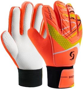 Goalkeeper Gloves for Kids Children Youth Soccer Goalie Gloves Strong Grips
