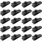 20pcs Tarp Clips Heavy Duty Lock Grip Clamps Awning Clamp Suit for Camping Farming Garden Tarps Canopy Car Pool Boat Projector Screen Tent Snaps Tarps Canopies and Covers Locking Thumb Screw Clip