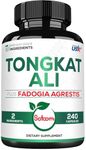 900mg Tongkat Ali with 600mg Fadogia Agrestis - 240 Veggie Capsules