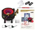 addiExpress Professional Extended Edition: Knitting Machine + Pattern Book + Hook + Replacement Needles + Stopper