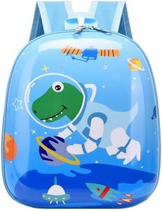 SYGA Children's School Bag Cartoon Backpack Oxford Kids Chest Multi-Purpose Baby Bag for 2-4 Years Kids (Sky Blue Dinosaur)