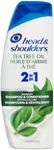 Head & Shoulders Tea Tree Oil 2-in-1 Anti-Dandruff Shampoo + Conditioner, 370 mL