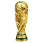 World Cup Trophy Replica,2022 World Cup Resin Trophy Replica Resin Soccer Collectibles Sports Fan Trophy, Football Fan Souvenir Desk Bedroom Living Room Office Desktop Decoration (8.2 in)