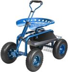 VEVOR Garden Cart Rolling Workseat 