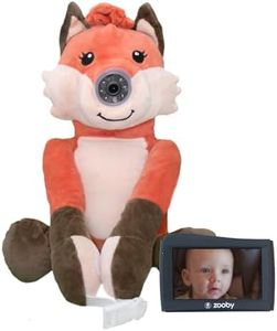 zooby Car Baby Monitor Helps Reduce Distracted Driving! Our Cuddly Plush Monitor That Babies Love Serves as a Soothing Companion for Baby so You Can Drive with Complete Peace of Mind - Finley Fox