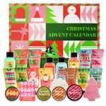 BODY & EARTH # LOVE 24 Days of Christmas Advent Calendar 2024, Luxurious Bath & Body Gift Set for Women, Spa-Quality Hand Creams, Lotions, Scrubs, Bubble Baths, and More, Skincare Beauty Advent Calendar