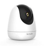 Tenda Indoor Security Camera,2K Wired/Wireless WiFi IP Camera,360° Home Smart Baby Monitor Pet Dog Camera,12M Night Vision,2-Way Audio,Smart Tracking,AI Human/Motion Detection(CP6)