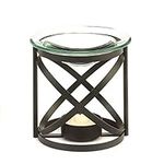 Koehler Home Decor 15147 3.625" Black Orbital Oil Warmer